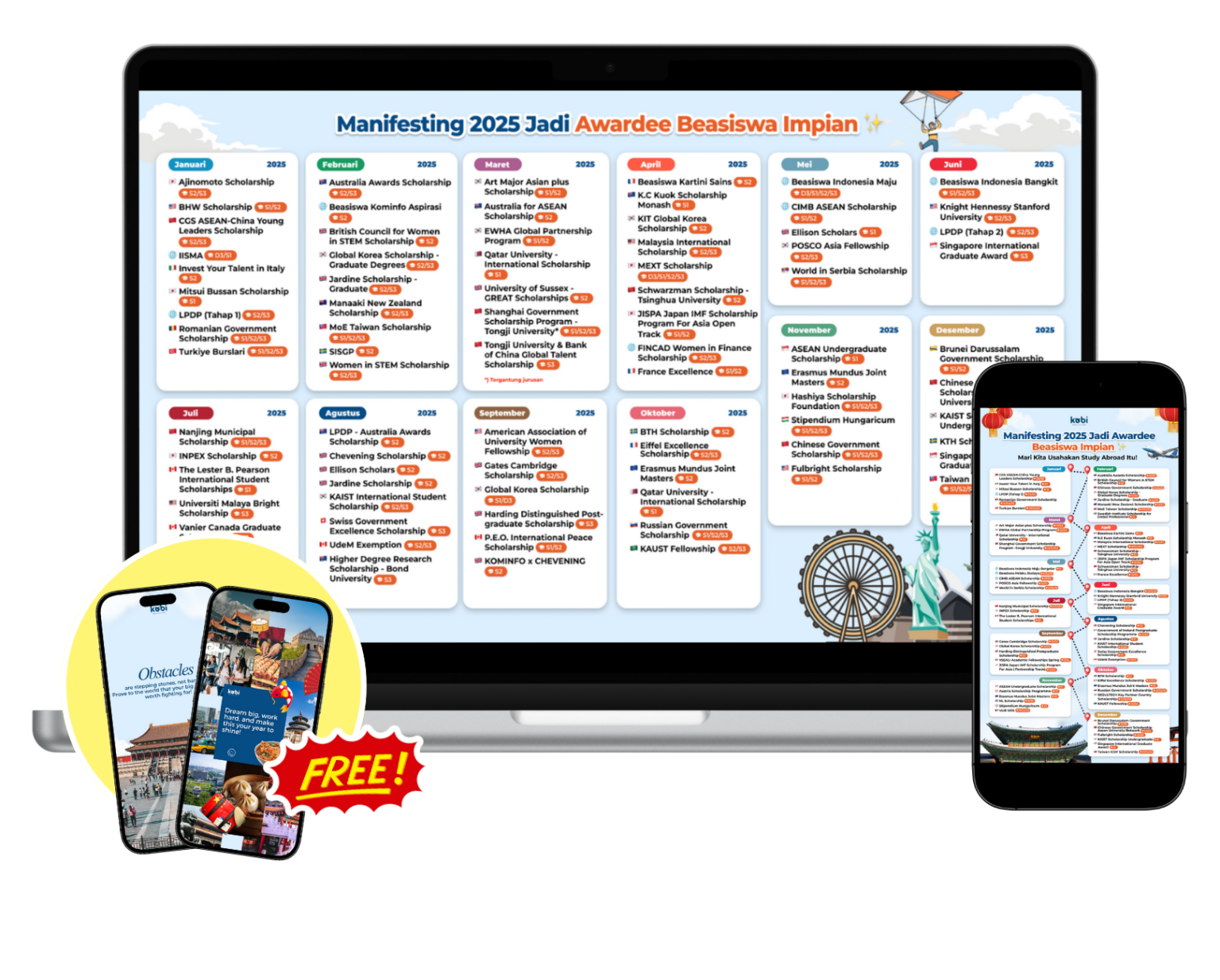 Kalender Beasiswa - Bimbingan Kuliah ke Luar Negeri