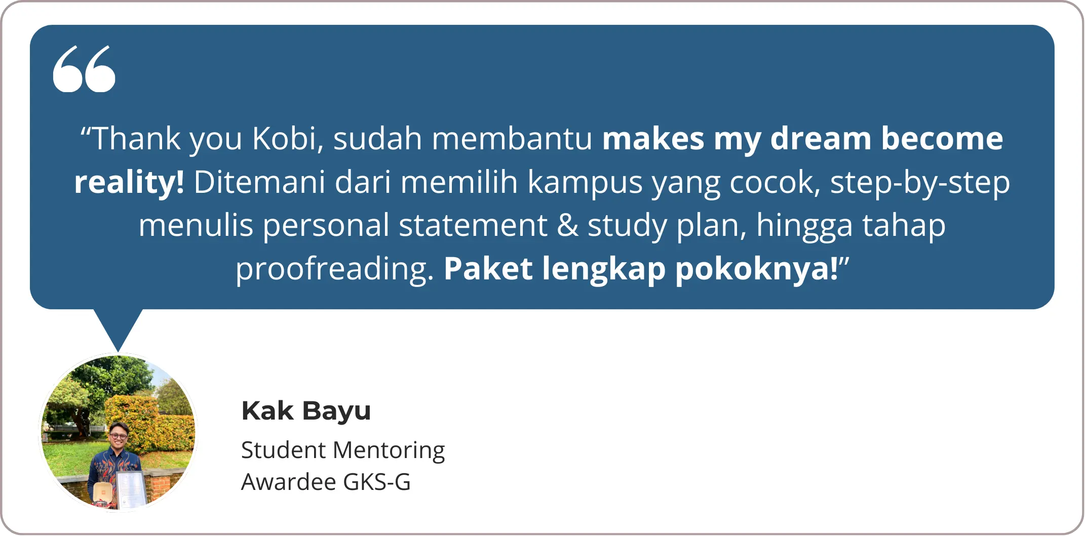 2. Kak Bayu Desk