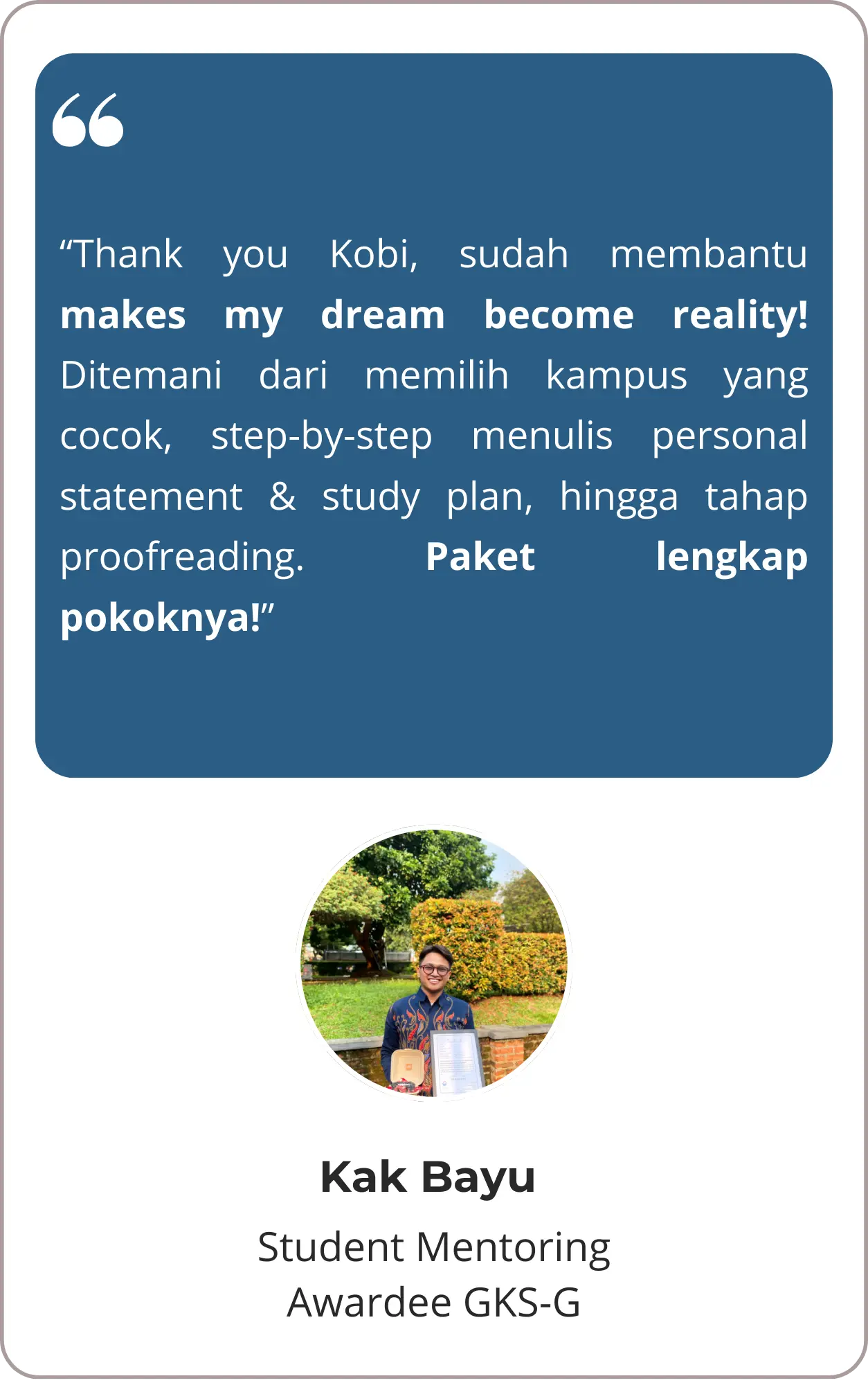2. Kak Bayu Mobile